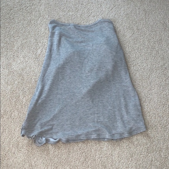 b.l.e.u. grey long sleeve lace detailed shirt - Picture 2 of 3